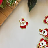 Jolly Santa Claus Enamel Craft Charm